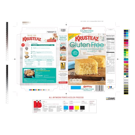 Krusteaz Krusteaz Gluten Free Cornbread Mix, PK8 724-0370